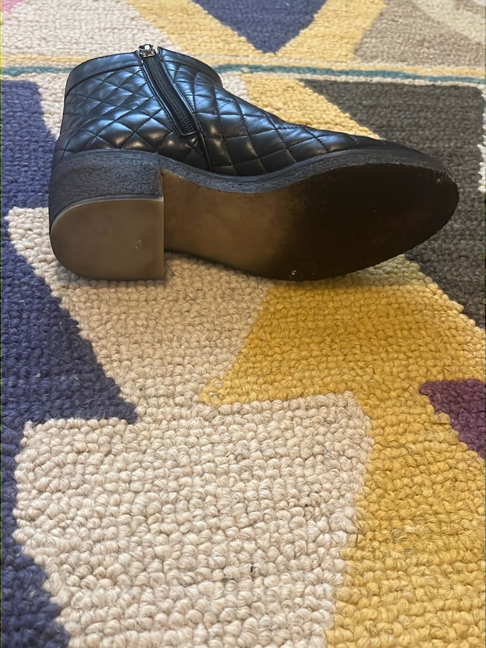 CHANEL Black Quilted Ankle Boots - Picture 11 of 11